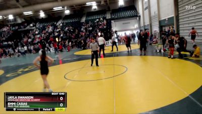 90-101 lbs Cons. Semi - Emmi Casias, Pikes Peak Warriors vs Jayla Swanson, Siouxland Wrestling Academy