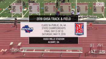 2019 GHSA Outdoor Championships | 1A Public-3A-4A - Day Three Replay