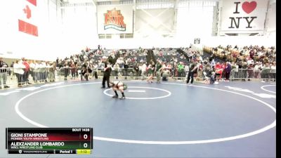 106 lbs Champ. Round 2 - Alexzander Lombardo, WRCL Wrestling Club vs Gioni Stampone, Pioneer Youth Wrestling