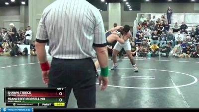 285 lbs Semis & 3rd Wb (16 Team) - Shawn Streck, Central Oklahoma vs Francesco Borsellino, West Liberty