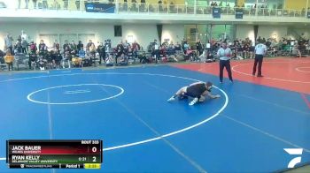 133 lbs 5th Place Match - Ryan Kelly, Delaware Valley University vs Jack Bauer, Wilkes University