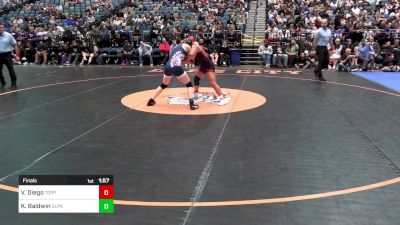 126 lbs Final - Vania Diego, Toppenish vs Karianne Baldwin, Glacier Peak