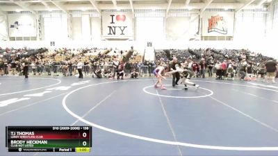 138 lbs Cons. Round 2 - Tj Thomas, LeRoy Wrestling Club vs Brody Heckman, Club Not Listed