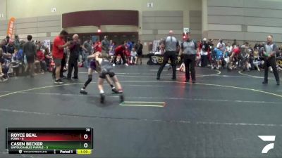 78 lbs Semis & 1st Wrestleback (8 Team) - Royce Beal, POWA vs Casen Becker, Untouchables Purple