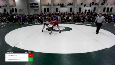 150 lbs Semifinal - Cyrus Jones, Sharon vs James Thibaudeau, Mt. Hope