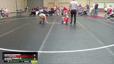 60 lbs Quarterfinal - Alonzo Pineiro Jr, Iron Knights vs Jacob Dadiomoff, TCWC / Young Guns