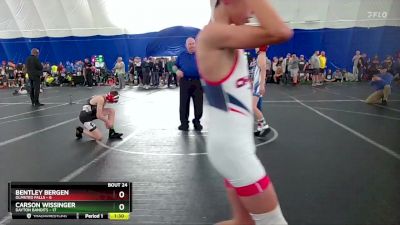 88 lbs Round 6 (8 Team) - Bentley Bergen, Olmsted Falls vs Carson Wissinger, Dayton Bandits