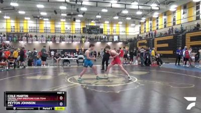 152 lbs Quarterfinal - Cole Martin, Central Iowa Wrestling Club /Team Intensity vs Peyton Johnson, Iowa