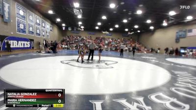 105 lbs Quarterfinal - Maria Hernandez, Bakersfield vs Natalia Gonzalez, Arroyo Grande