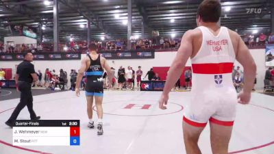 92 kg Quarterfinal - Jack Wehmeyer, New York City RTC vs Mac Stout, Pittsburgh Wrestling Club