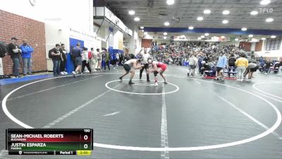 190 lbs Champ. Round 2 - Sean-Michael Roberts, Buchanan vs Justin Esparza, Marina