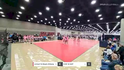 United 14 Black Athens vs CHR 14 NAT - 2022 JVA World Challenge presented by Nike - Expo Only