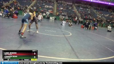 3A 106 lbs Champ. Round 1 - Connor Dean, Westover vs Lane Jenkins, West Rowan
