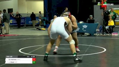 285 lbs Consi of 8 #2 - Blake Andrews, Oklahoma State vs Jordan Wood, Lehigh