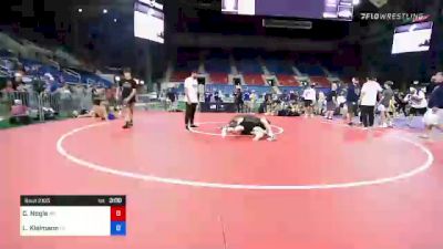 113 lbs Semifinal - Carter Nogle, Maryland vs Layne Kleimann, Utah