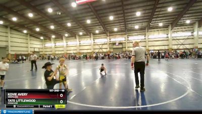 48 lbs Cons. Semi - Kovie Avery, Westlake vs Tate Littlewood, SYRACUSE