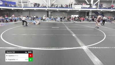 165 lbs Round Of 32 - Mason Spears, Brown University vs Gino Esposito, North Carolina