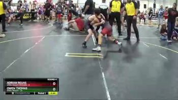 92 lbs Round 4 (6 Team) - Adrian Rojas, Steel Valley Psychos vs Owen Thomas, Steel Valley