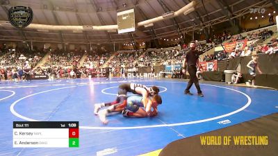 90 lbs Quarterfinal - Colton Kersey, Naples Bears vs Eli Anderson, Dakota Boyz Wrestling Club