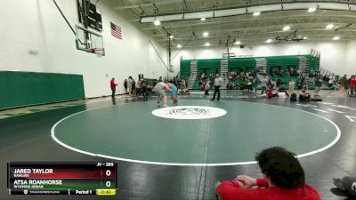 285 lbs Cons. Round 3 - Atsa Roanhorse, Wyoming Indian vs Jared Taylor, Rawlins