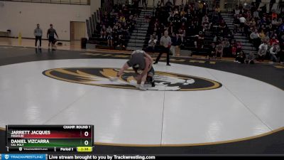 157 lbs Champ. Round 1 - Jarrett Jacques, Missouri vs Daniel Vizcarra, Cal Poly