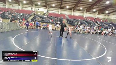 86 lbs Round 2 (6 Team) - Kacen Jones, Utah vs Jantz Greenhalgh, Idaho