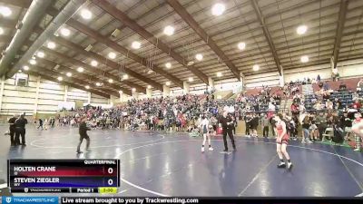 87 lbs Quarterfinal - Holten Crane, ID vs Steven Ziegler, WY