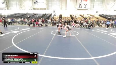 116 lbs Quarterfinal - Logan Fuller, Club Not Listed vs Maverick Beckwith, Gorilla Grapplers Wrestling Club