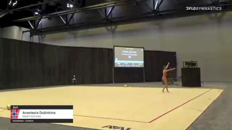 Anastasia Dubinkina - Ball, Desert Gymcats - 2021 USA Gymnastics Championships