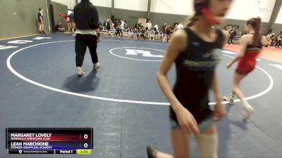 73-78 lbs Round 2 - Margaret Lovely, Peninsula Wrestling Club vs Leah Marchione, Pioneer Grappling Academy