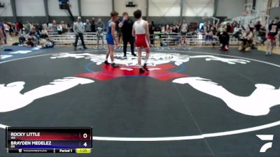 110-114 lbs Cons. Semi - Rocky Little, WA vs Brayden Medelez, OR