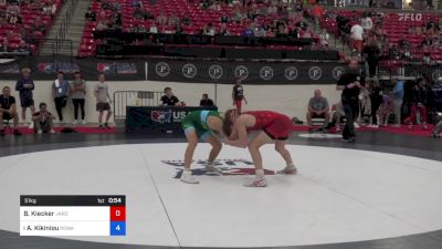 51 kg Rnd Of 32 - Brett Kiecker, JARO Wrestling Academy vs Arseni Kikiniou, Poway Wrestling