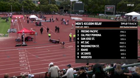 Men's 4x100m Relay, Finals 1