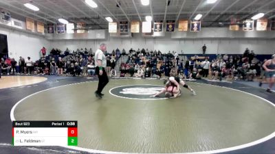 157 lbs Cons. Round 3 - Luke Feldman, South Torrance vs Porter Myers, Ripon