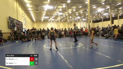 65 lbs Rr Rnd 3 - Noah Shultz, Team Round-Up K-8 vs Maximus Sako, Westshore WC K-8