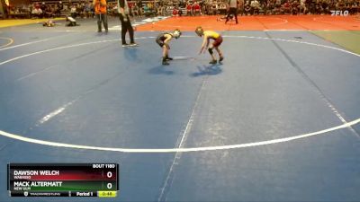 50 lbs Quarterfinal - Mack Altermatt, New Ulm vs Dawson Welch, Wabasso