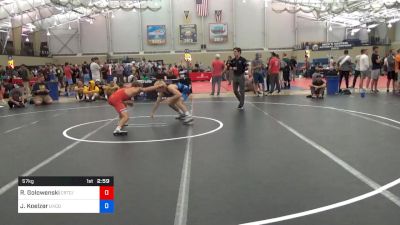 57 kg Consi Of 16 #1 - Rhett Golowenski, Cowboy RTC/TMWC vs Jace Koelzer, Northern Colorado