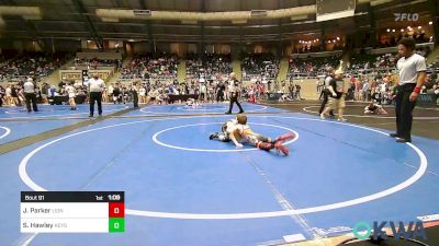 58 lbs Semifinal - Jackson Parker, Lions Wrestling Academy vs Sutton Hawley, Keystone Wrestling Club