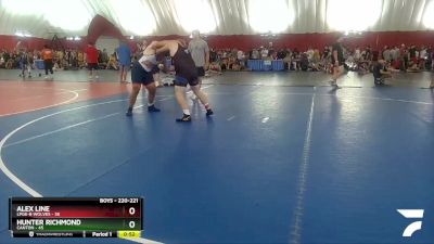 220-221 lbs Round 2 - Alex Line, LPGE-B Wolves vs Hunter Richmond, Canton