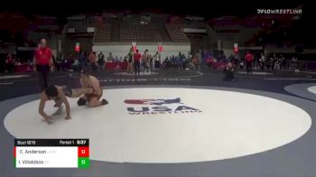 182 lbs Cons. Round 4 - Erik Anderson, Livermore Elite Wrestling Club vs Isaac Villalobos, California