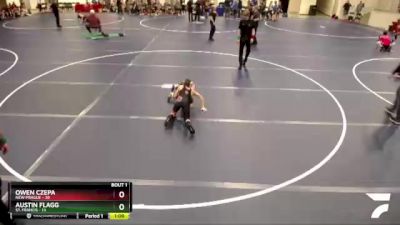 93 lbs Round 1 (6 Team) - Austin Flagg, St. Francis vs Owen Czepa, New Prague