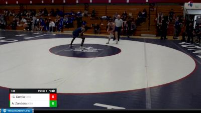 145 lbs Semifinal - Cyrus Comia, Tahoma vs Anthony Zanders, Decatur