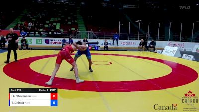 97kg Quarterfinal - Aidan Stevenson, Edmonton WC vs Tejvir Dhinsa, Guru Gobind Singh WC