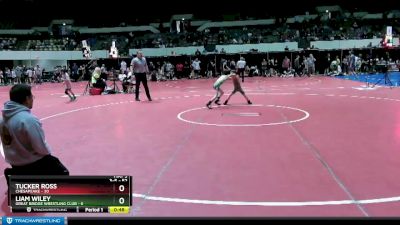 52 lbs Round 2 - Tucker Ross, Chesapeake vs Liam Wiley, Great Bridge Wrestling Club