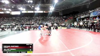 3A 138 lbs Cons. Round 1 - Dillan Lerwill, Sugar-Salem vs Michael Martinez, Payette