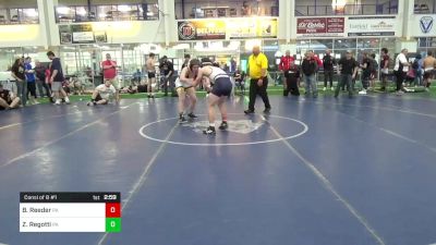 C-152 lbs Consi Of 8 #1 - Brian Reeder, PA vs Zack Regotti, PA