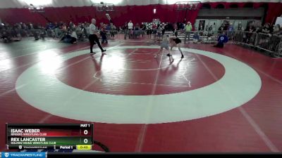 102 lbs Semifinal - Isaac Weber, Ringers Wrestling Club vs Rex Lancaster, Holmen Viking Wrestling Club