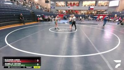 185 lbs Quarterfinal - Eleanor Jukes, Prosper Rock Hill (Girls) vs Isabelle Ceconi, Conroe The Woodlands (Girls)