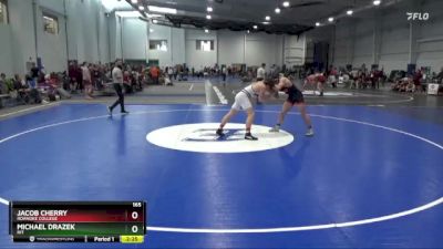 165 lbs Quarterfinal - Michael Drazek, RIT vs Jacob Cherry, Roanoke College