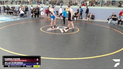 250 lbs X Bracket - Rylan Echeverria, Chugach Eagles Wrestling Club vs Darren Foster, Juneau Youth Wrestling Club Inc.